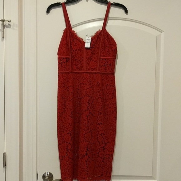 Express Dresses & Skirts - NWT red lace Express dress